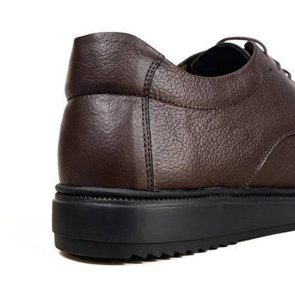 OR018 Derby Casual Homme - Cuir Marron