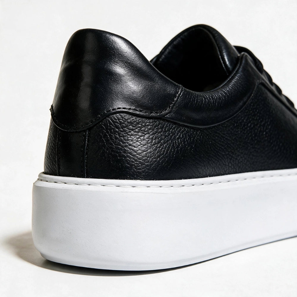 OR411 Baskets Homme – Cuir Noir
