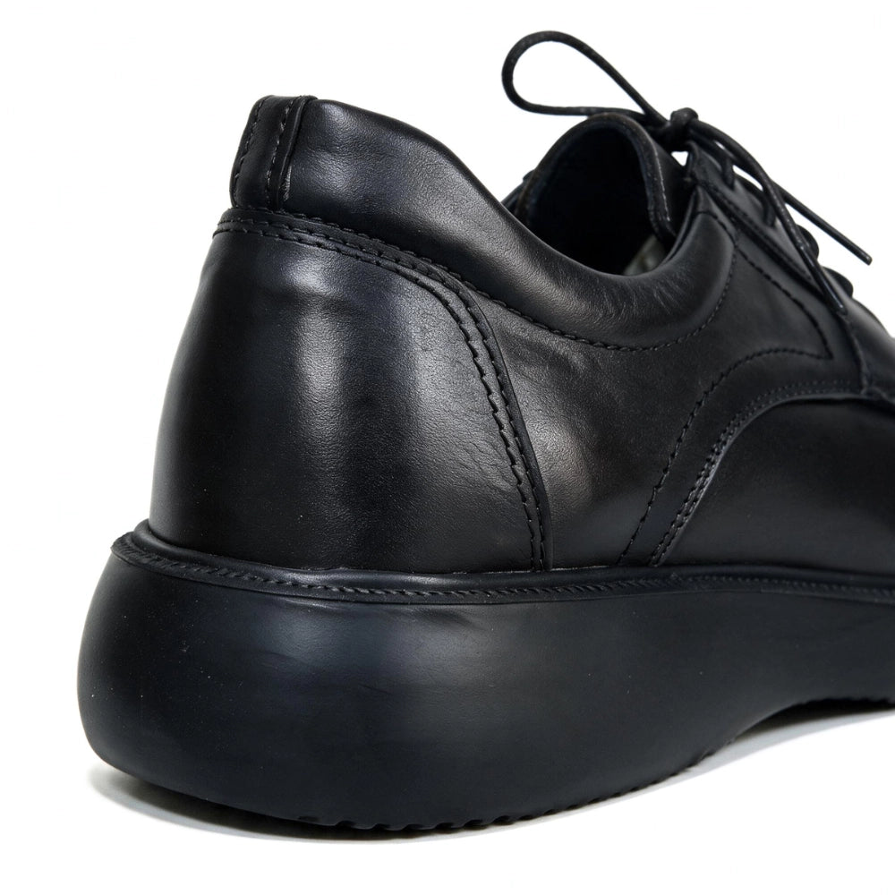 OR016 Derby Sport Chic Homme - Cuir Noir