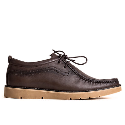 OR104 Chaussure Semelle Gomme – Cuir Marron