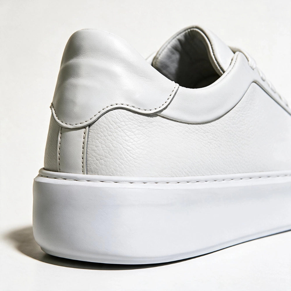 OR411 Baskets Homme – Cuir Blanc