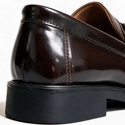 OR75 Tassel Loafers Homme – Cuir Marron