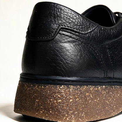 OR16 : Derby Mocassin En Cuir Noir