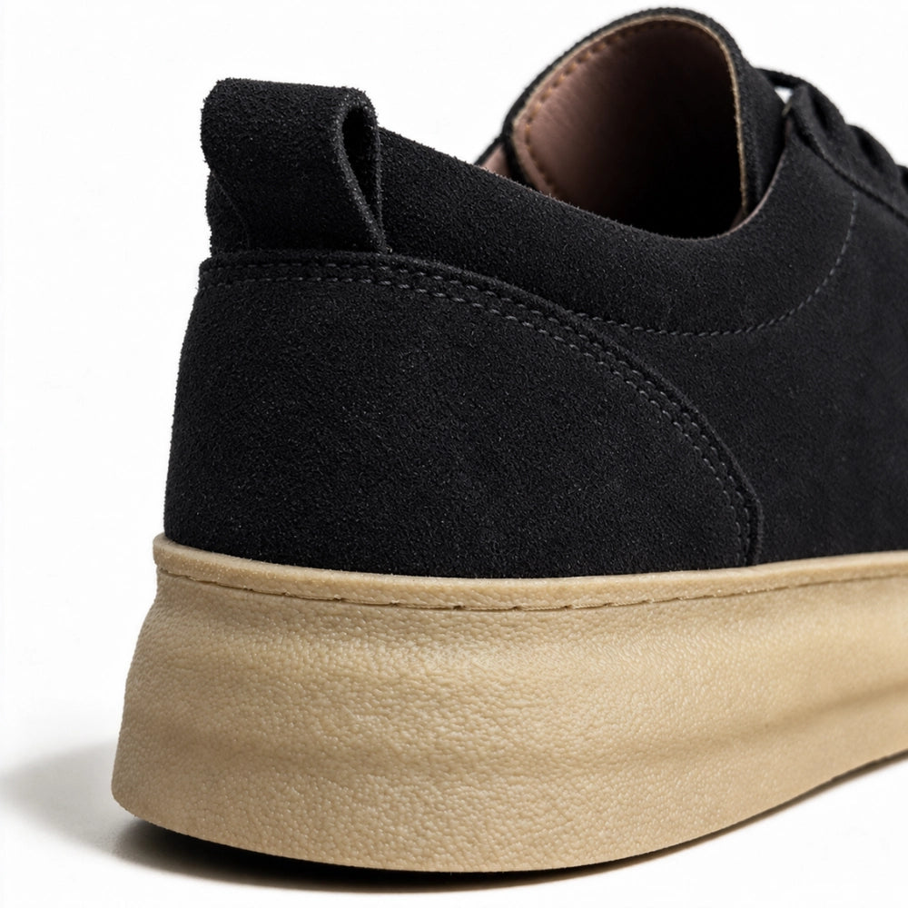 OR61 Sneakers Élégantes Homme - Daim Noir