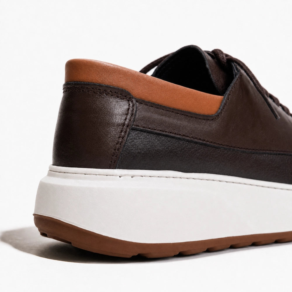 OR413 Derby Casual Homme - Cuir Marron