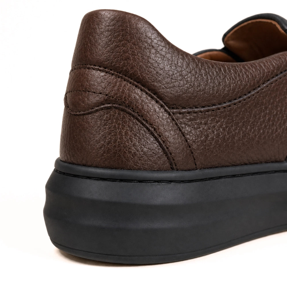 OR95 Ballerine En cuir Marron