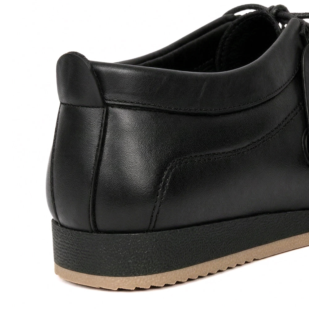 OR600 Chaussure Lacés en Cuir Noir