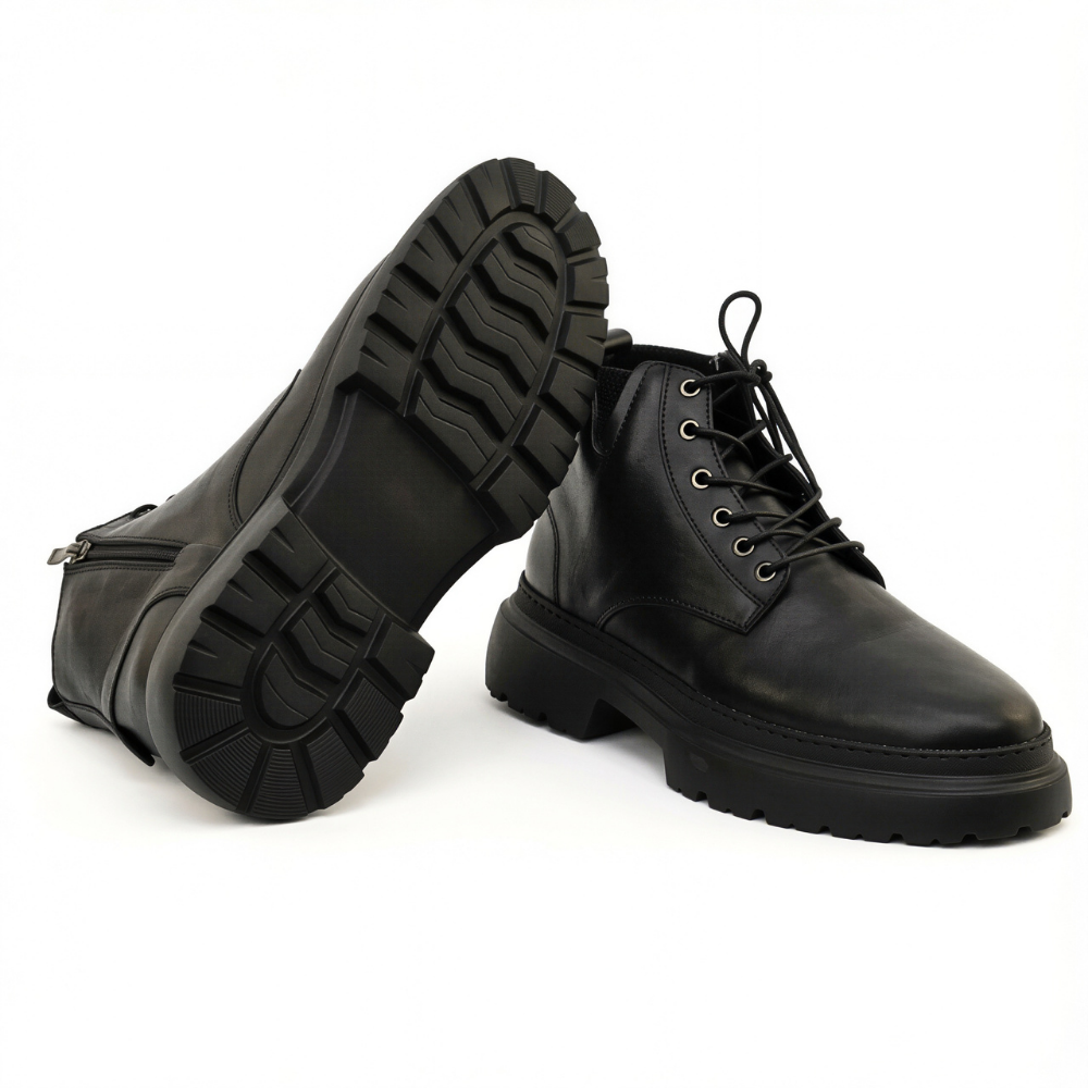 Bottine ORENO en Cuir Noir