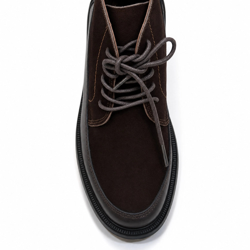 OR112 Bottines Montantes Homme - Cuir Marron