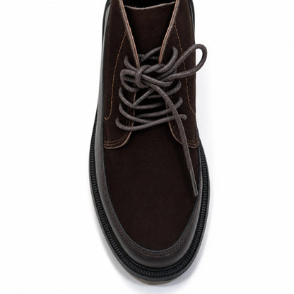 OR112 Bottines Montantes Homme - Cuir Marron