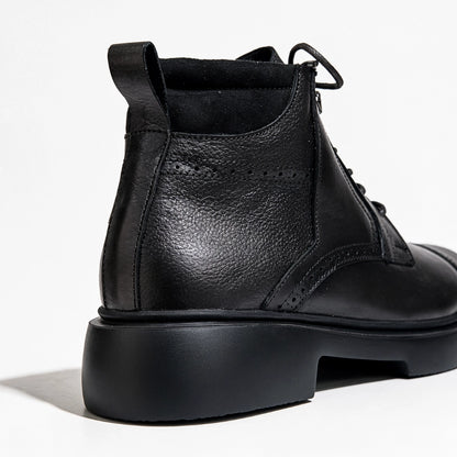 OR10 Bottines Richelieu Homme – Cuir Noir
