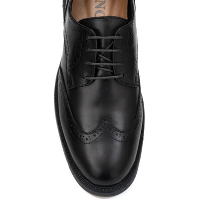 OR07 Derby Brogue Homme – Cuir Noir