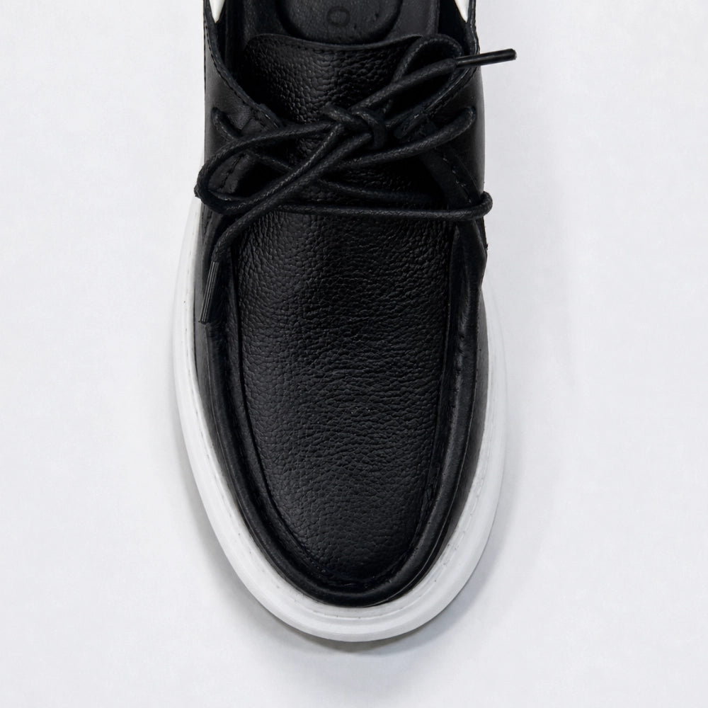 OR413 Derby Casual Homme - Cuir Noir