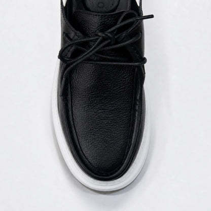 OR413 Derby Casual Homme - Cuir Noir