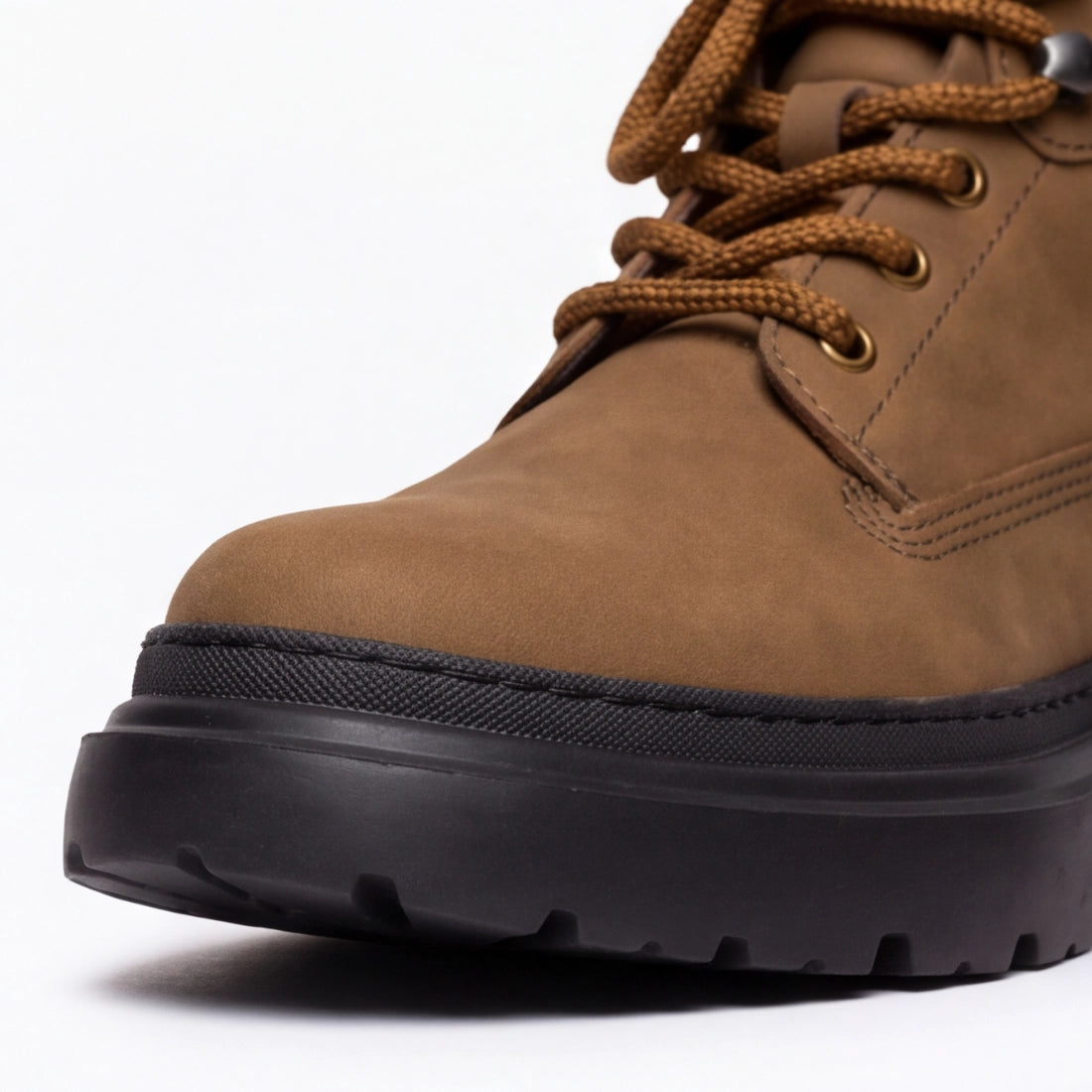 OR040 Bottines Randonnée Homme - Cuir Marron