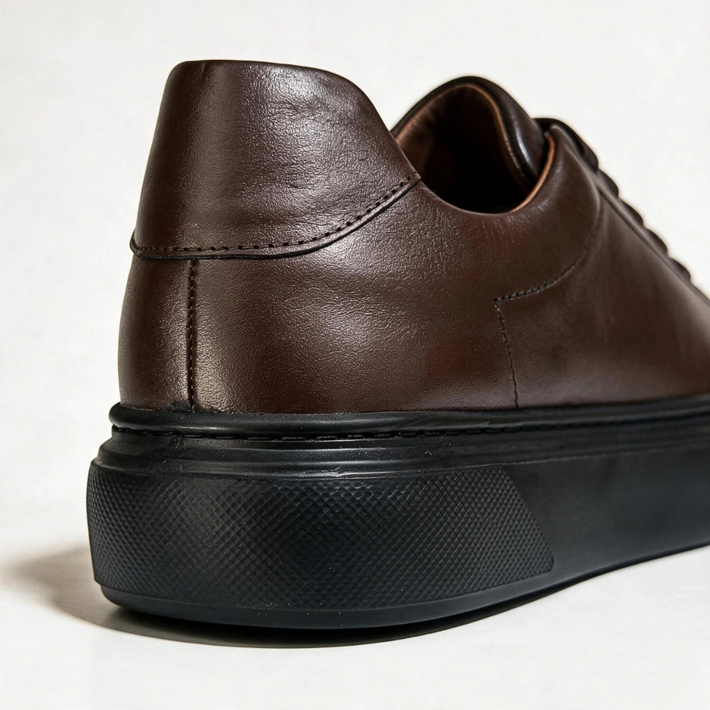OR311 Sneakers Épurées Homme – Cuir Marron
