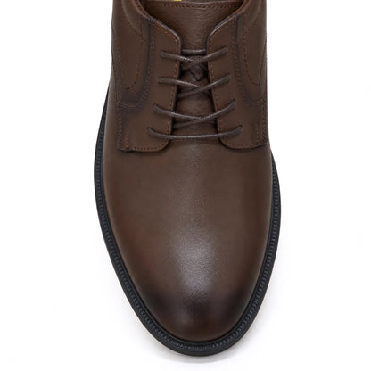 OR016 Derby Sport Chic Homme - Cuir Marron