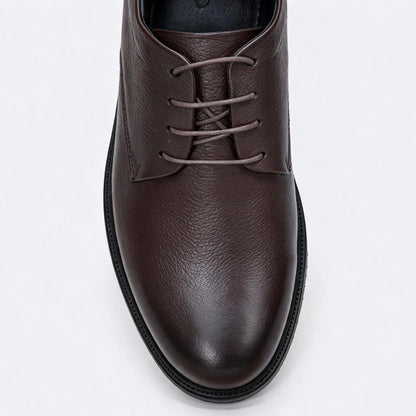 OR018 Derby Casual Homme - Cuir Marron