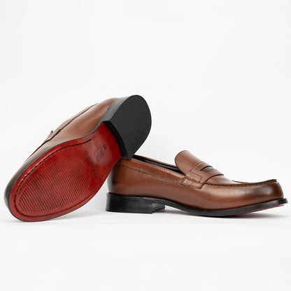 OR Loafer : Mocassins Homme en cuir Tabac