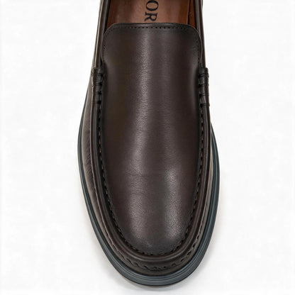 OR106 Mocassins Homme - Cuir Marron