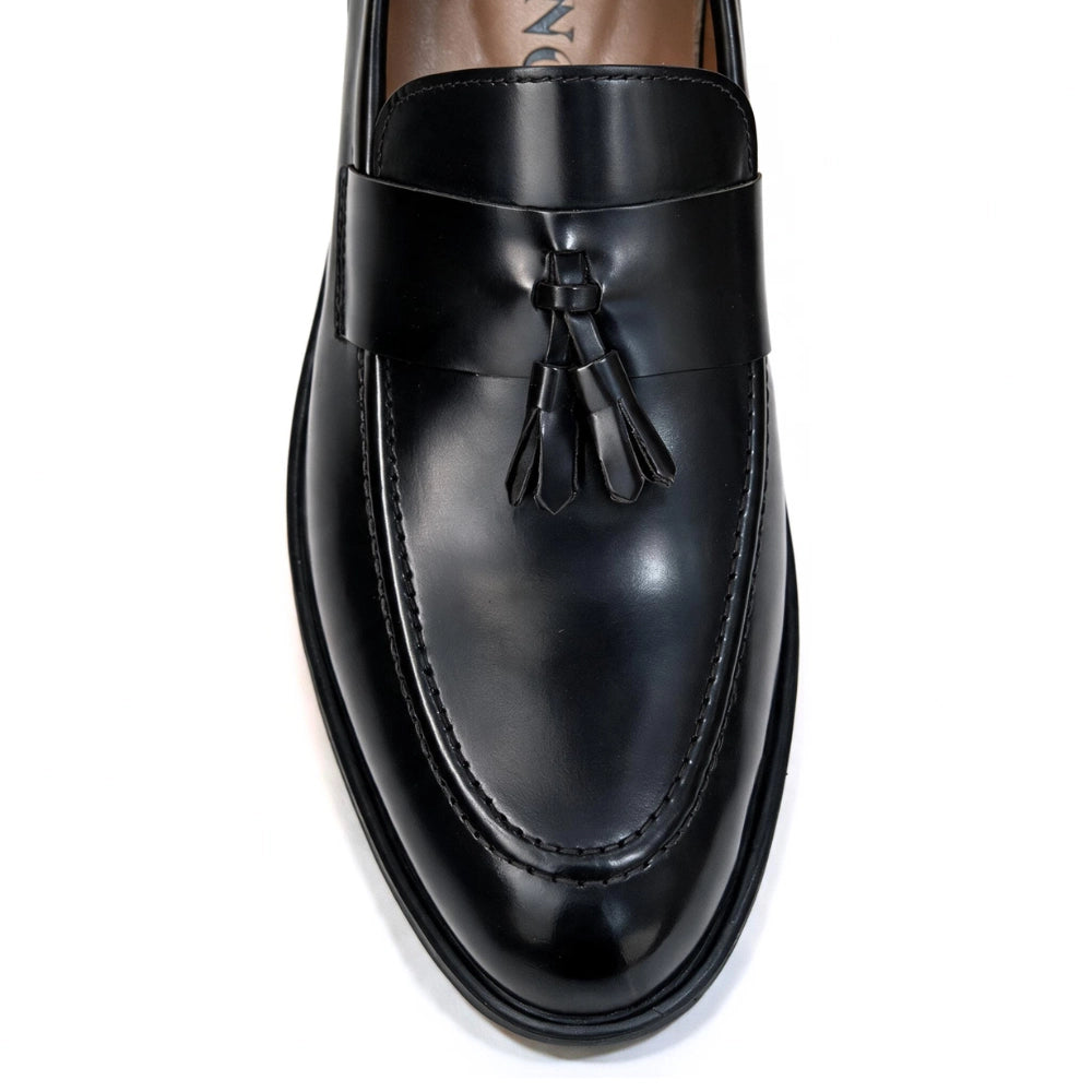 OR75 Tassel Loafers Homme – Cuir Noir