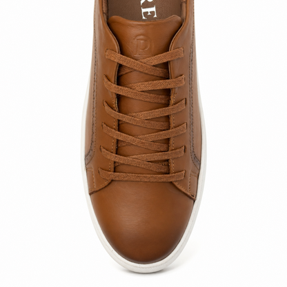 OR448 Sneakers Élégantes Homme - Cuir Tabac