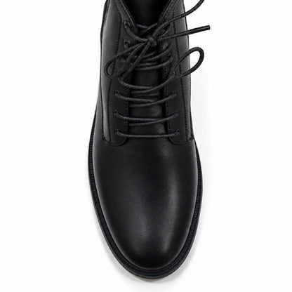 OR119 Bottines Lacées Homme - Cuir Noir