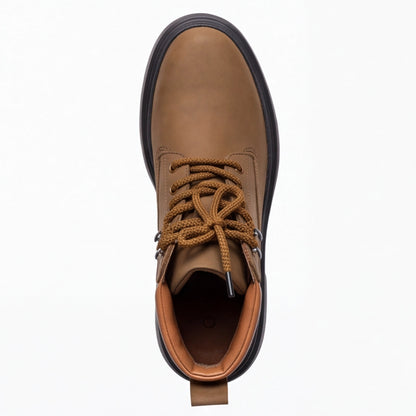 OR040 Bottines Randonnée Homme - Cuir Marron