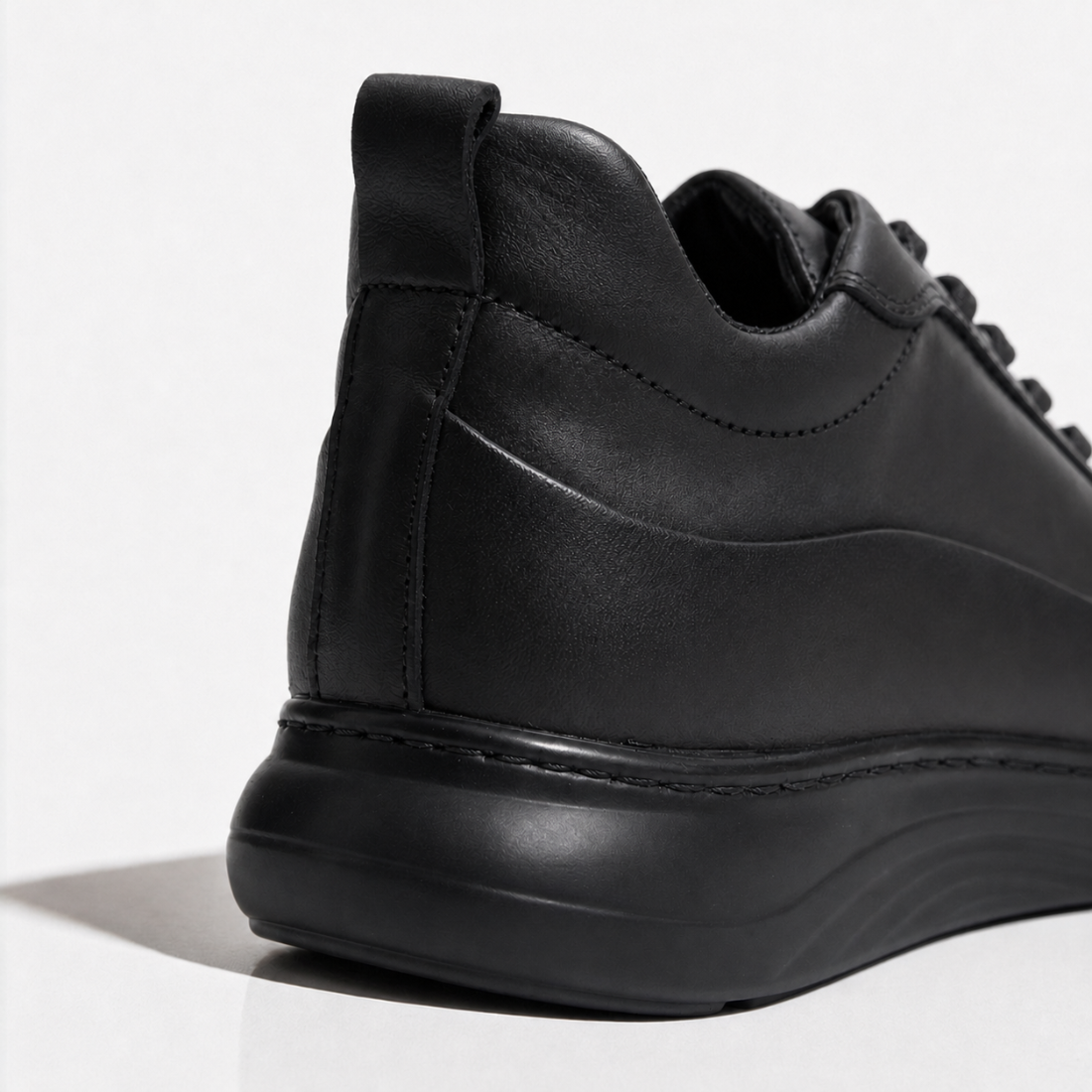 OR302 Mini Boots Homme - Cuir Noir