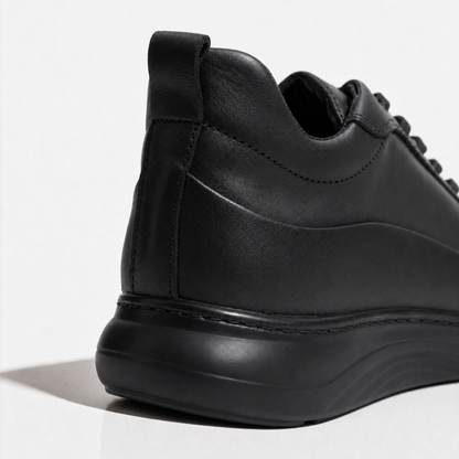 OR302 Mini Boots Homme - Cuir Noir