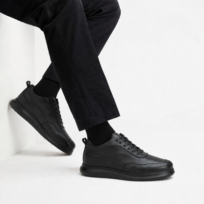 OR302 Mini Boots Homme - Cuir Noir