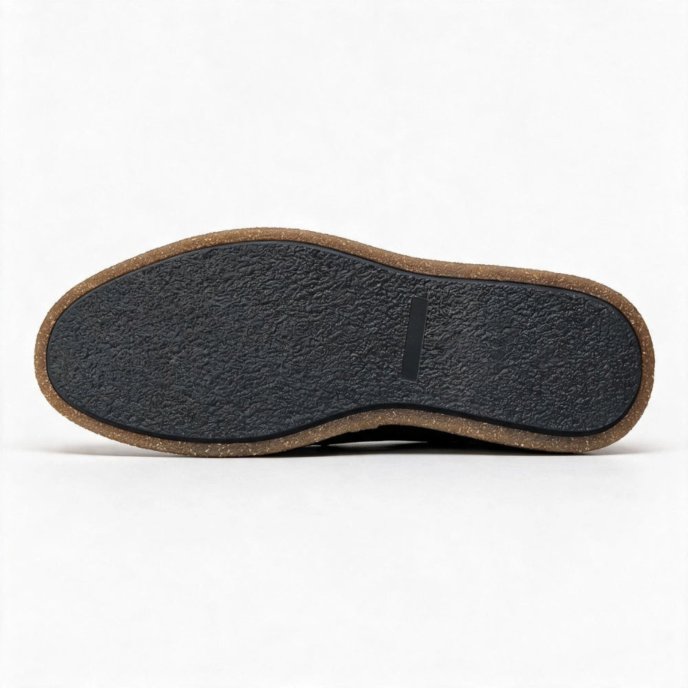 OR16 : Derby Mocassin En Cuir Noir