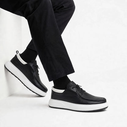 OR413 Derby Casual Homme - Cuir Noir