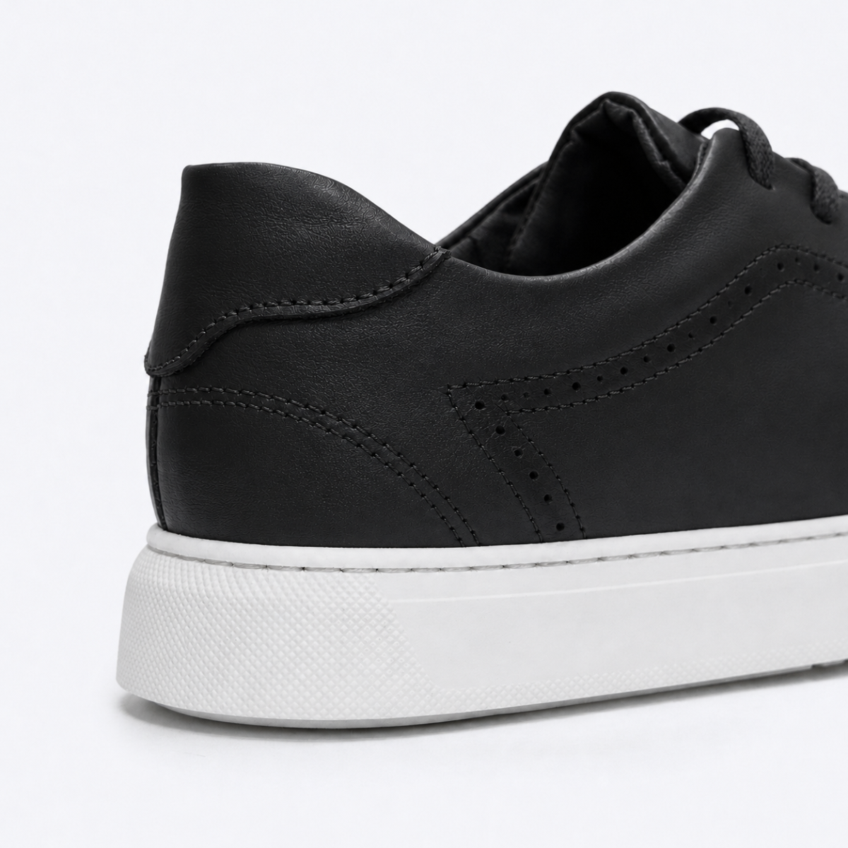 OR448 Sneakers Élégantes Homme - Cuir Noir