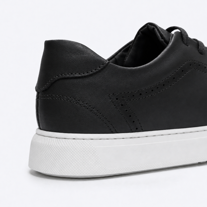OR448 Sneakers Élégantes Homme - Cuir Noir