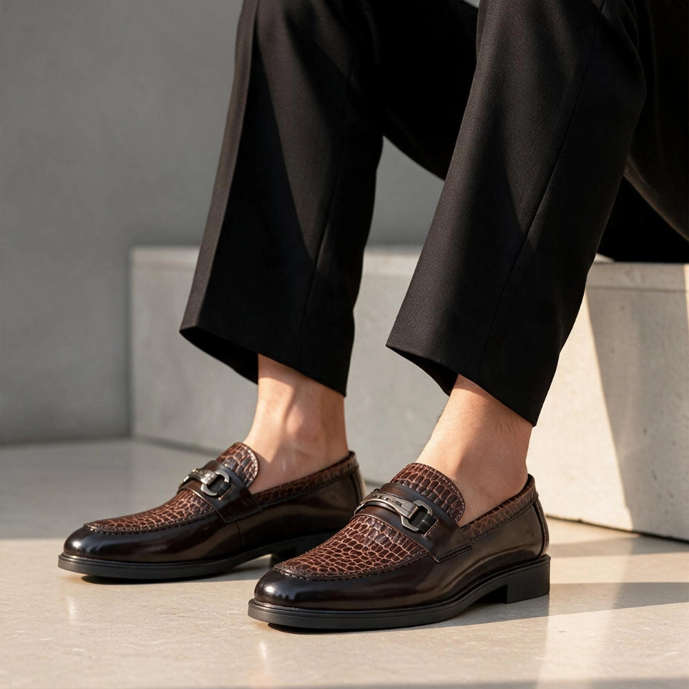 OR911 Loafers Homme – Cuir Marron Glacé
