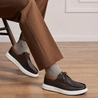 OR413 Derby Casual Homme - Cuir Marron