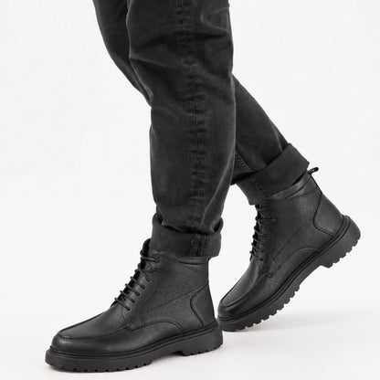 OR91 Boot Crantée Homme - Cuir Noir