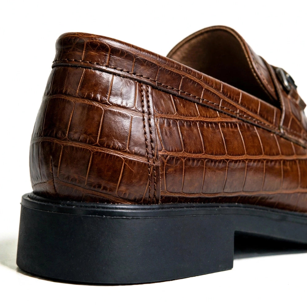 OR85 Bit Loafer Homme - Cuir Tabac