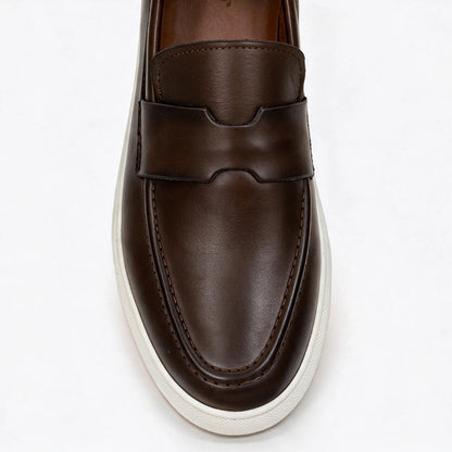 OR107 Mocassin En Cuir Marron