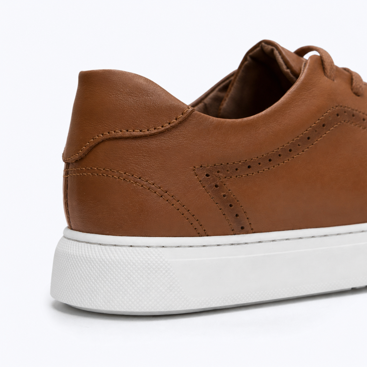 OR448 Sneakers Élégantes Homme - Cuir Tabac