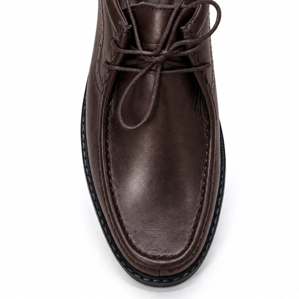 OR104 Chaussure Semelle Gomme – Cuir Marron