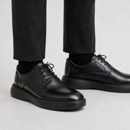 OR016 Derby Sport Chic Homme - Cuir Noir