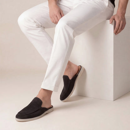 Yacht Mule Daim Noir