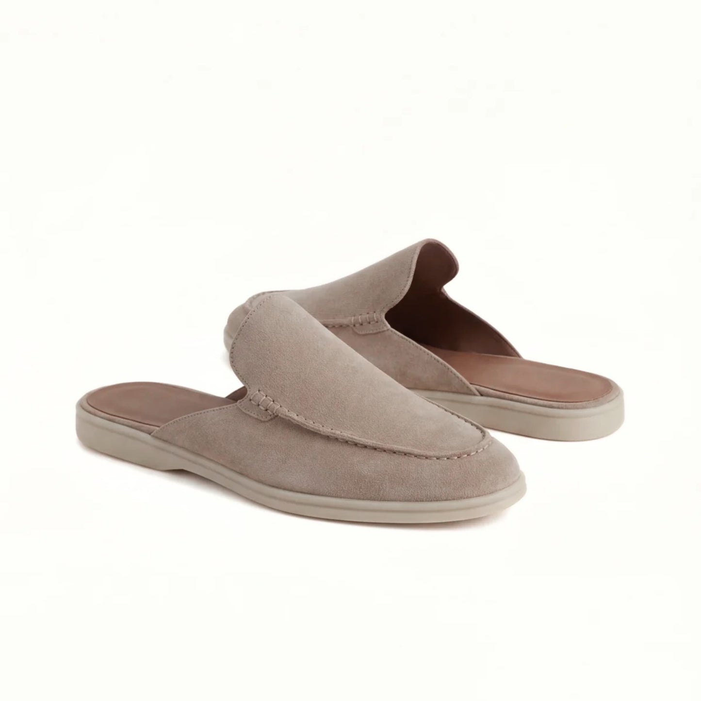 Yacht Mule Daim beige