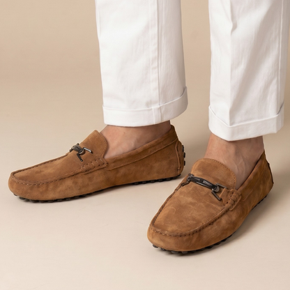 OR12: Mocassin Daim Camel - homme