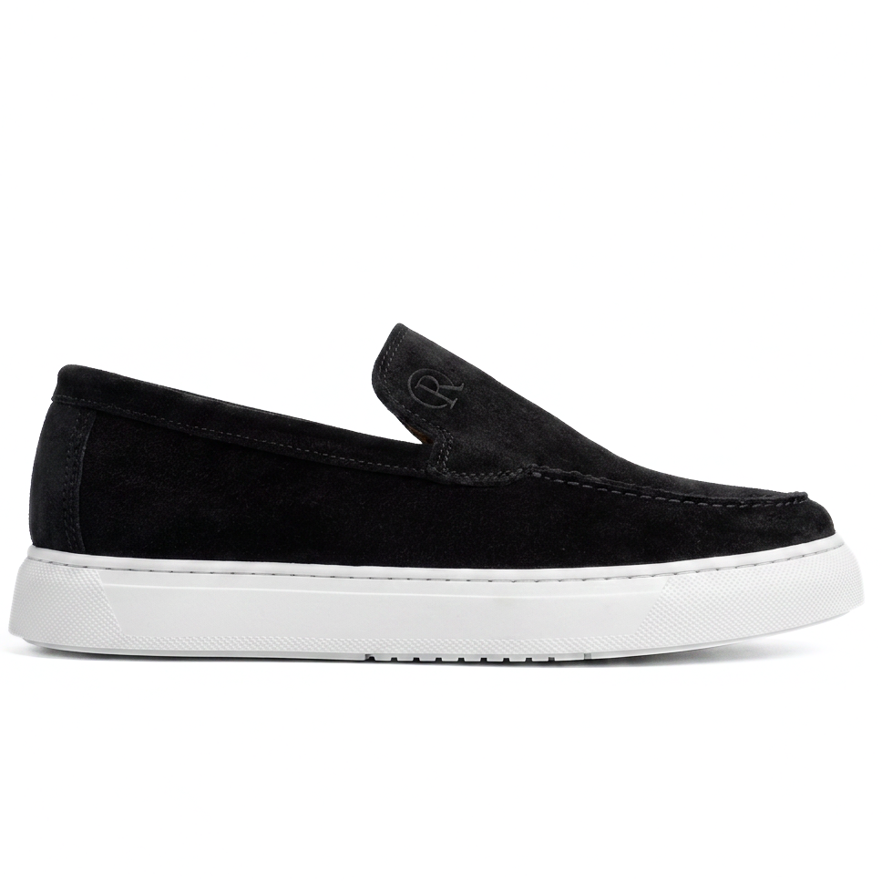 Valerio : Mocassins Homme - Noir