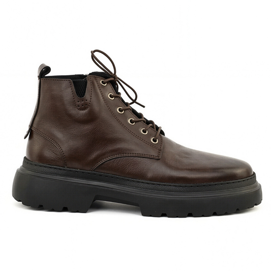 Bottine ORENO en Cuir Marron