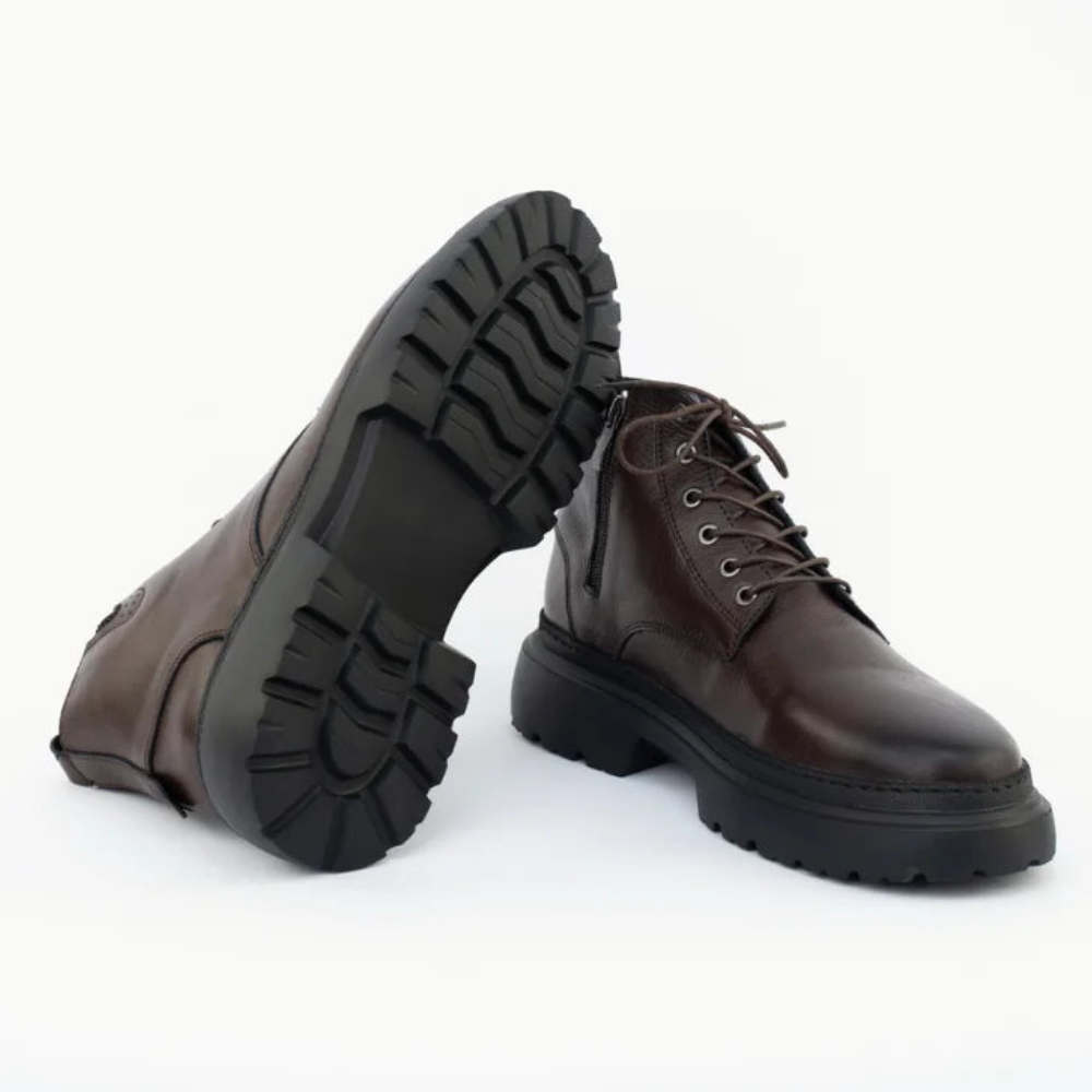 Bottine ORENO en Cuir Marron