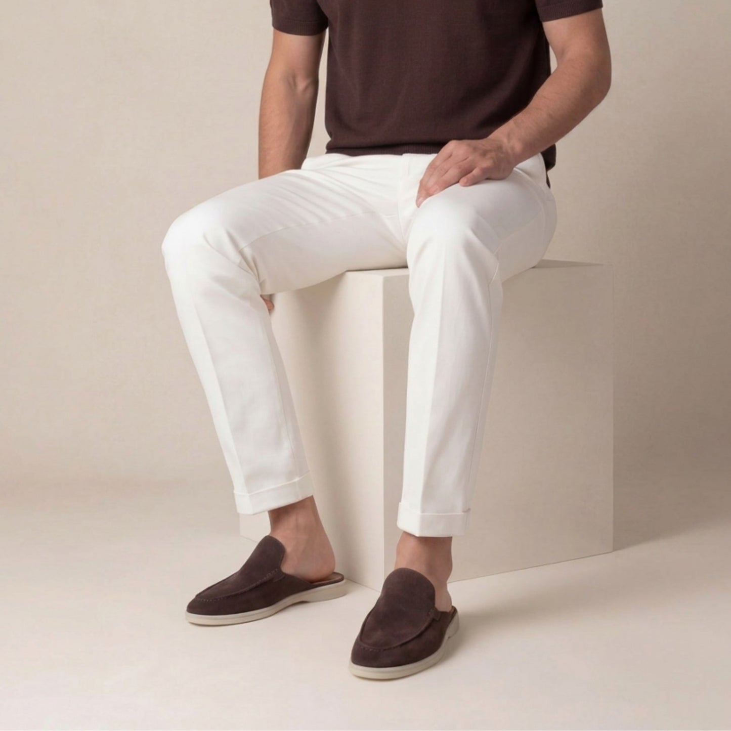 Yacht Mule Daim Marron